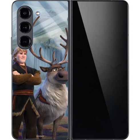 Disney Frozen II Kristoff and Sven Galaxy Z Fold5 5G Skin
